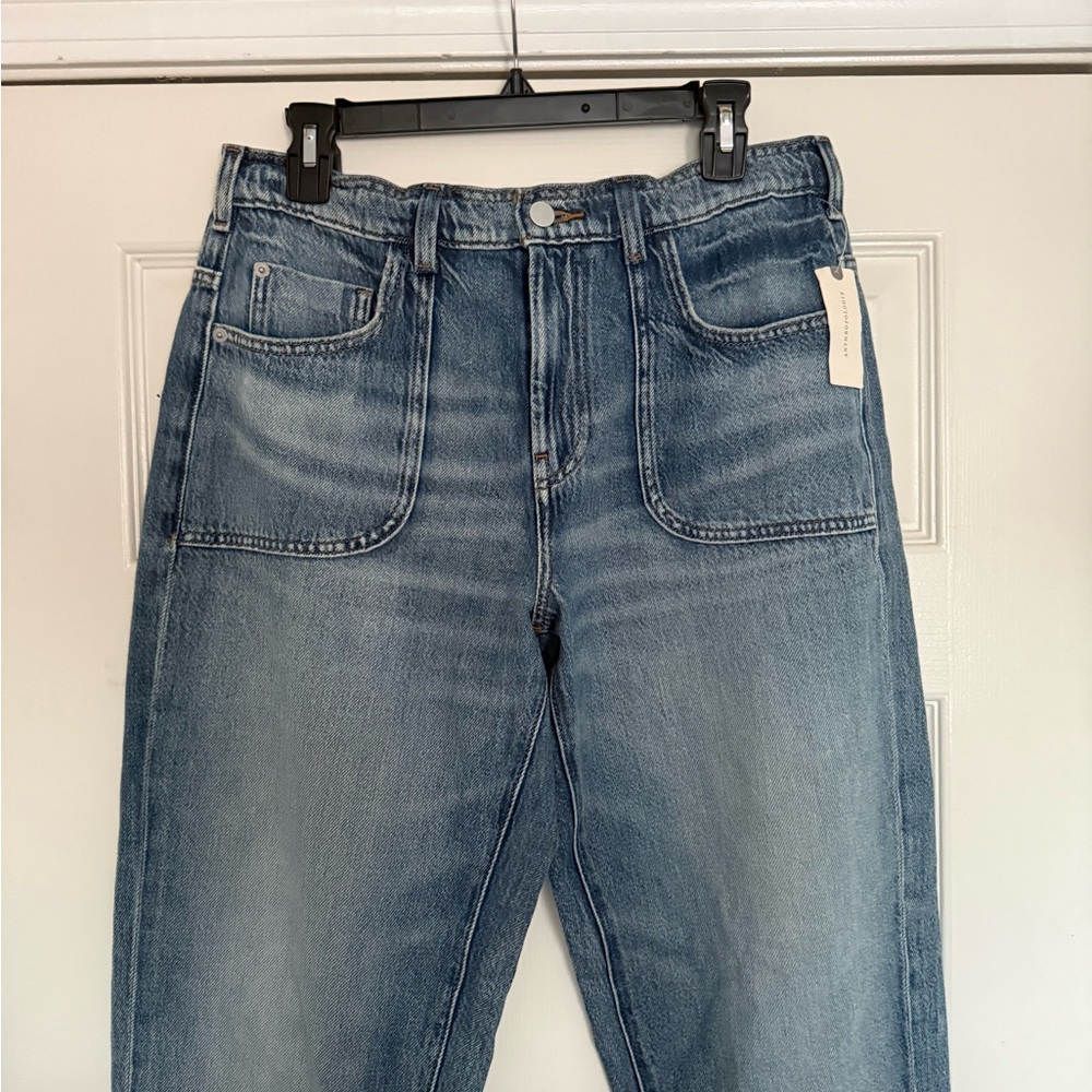 Anthropologie Pilcro The Jenna Mid-Rise Wide Leg Relaxed Jeans Size Small S NWT - Picture 4 of 6